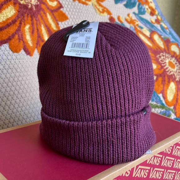 Vans WM Core Basic Dark Beanie Skateboarding Hat Pink Women VN0A34GVYWN - Picture 5 of 16